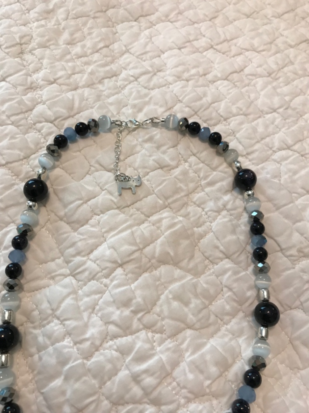 Blue Moonshine: Artisan necklace - Picture 6 of 10
